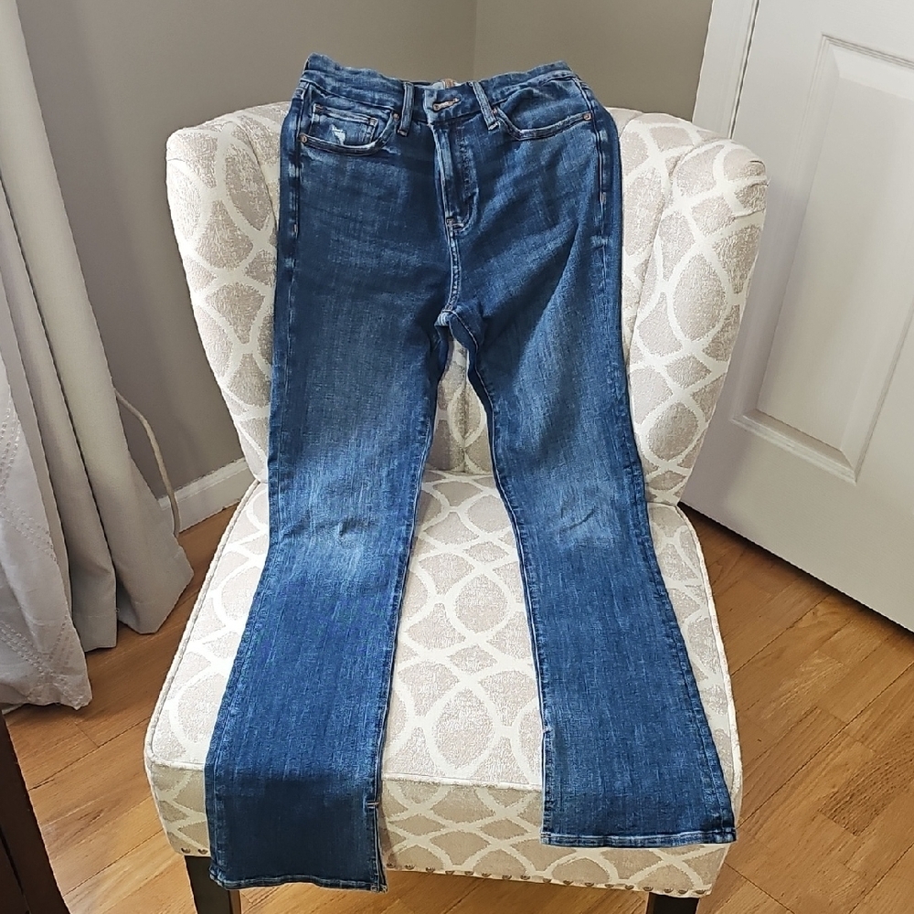 Express Women's Dark Blue Skinny Jeans - Picture 3 of 7